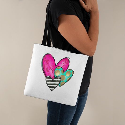 Colorful Hearts | Classic Tote Bag