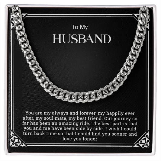 To My Husband | Cuban Link Chain