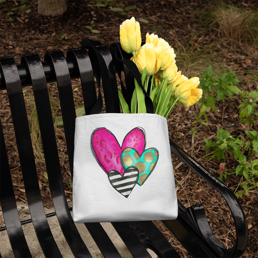 Colorful Hearts | Classic Tote Bag